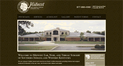 Desktop Screenshot of midwestentdoctors.com
