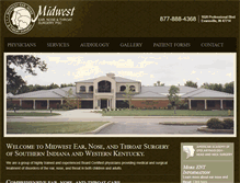 Tablet Screenshot of midwestentdoctors.com
